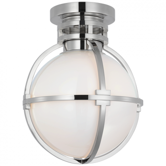 Gracie 10'' Captured Globe Flush Mount (279|CHC 4483PN-WG)