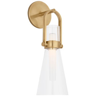 Larkin Medium Conical Bracketed Sconce (279|IKF 2450HAB-CG)