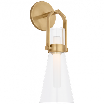Larkin Medium Conical Bracketed Sconce (279|IKF 2450HAB-CG)