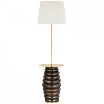 Phoebe Extra Large Tray Table Floor Lamp (279|KW 1619CBZ-L)