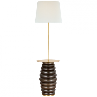 Phoebe Extra Large Tray Table Floor Lamp (279|KW 1619CBZ-L)