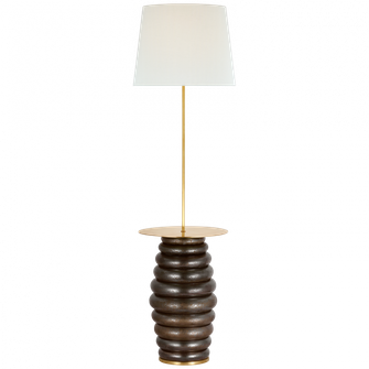 Phoebe Extra Large Tray Table Floor Lamp (279|KW 1619CBZ-L)