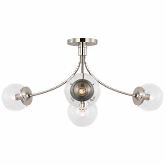 Prescott Large Semi-Flush Mount (279|KS 4009PN-CG)