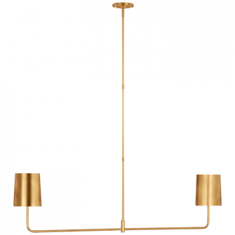Go Lightly 54'' Two Light Linear Chandelier (279|BBL 5085G-G)
