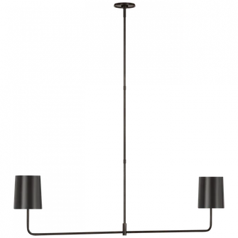 Go Lightly 54'' Two Light Linear Chandelier (279|BBL 5085BZ-BZ)