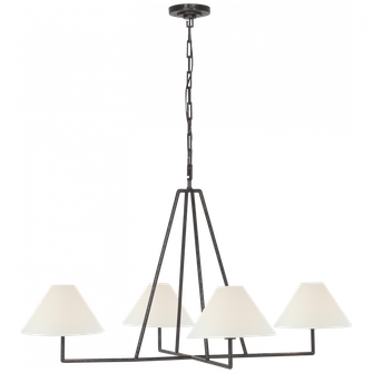 Ashton Extra Large Four Light Sculpted Chandelier (279|CHC 5335AI-L)