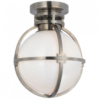Gracie 10'' Captured Globe Flush Mount (279|CHC 4483AN-WG)