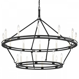 Sutton Chandelier (52|F6239-TBK)