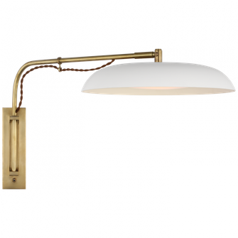 Cyrus Medium Articulating Wall Light (279|AL 2040HAB/WHT-WG)