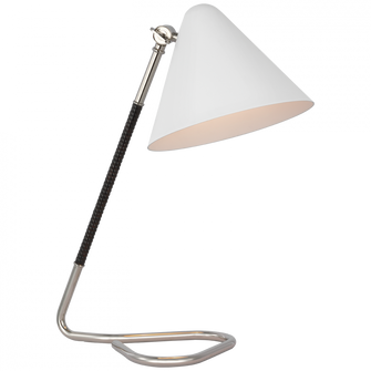 Laken Small Desk Lamp (279|AL 3020PN/BRT-WHT)