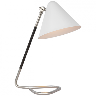 Laken Small Desk Lamp (279|AL 3020PN/BRT-WHT)
