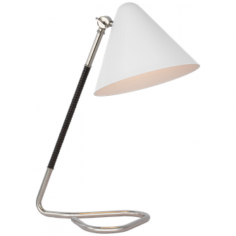 Laken Small Desk Lamp (279|AL 3020PN/BRT-WHT)