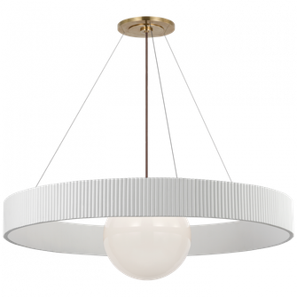 Arena 53'' Ring and Globe Chandelier (279|WS 5002HAB/WHT-WG)