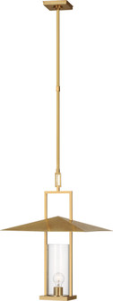 Amity 18'' Lantern in Antique Brass with Clear Glass (279|RB 5052AB-CG)