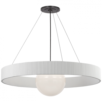 Arena 53'' Ring and Globe Chandelier (279|WS 5002BZ/WHT-WG)