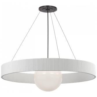 Arena 53'' Ring and Globe Chandelier (279|WS 5002BZ/WHT-WG)
