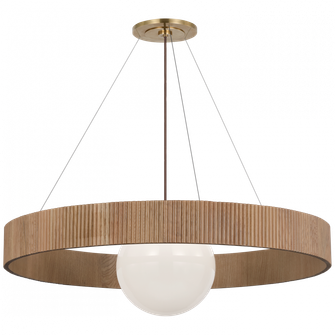 Arena 53'' Ring and Globe Chandelier (279|WS 5002HAB/NO-WG)