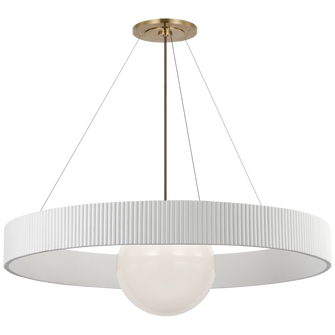 Arena 42'' Ring and Globe Chandelier (279|WS 5001HAB/WHT-WG)