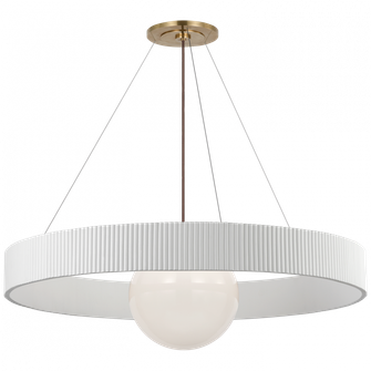 Arena 42'' Ring and Globe Chandelier (279|WS 5001HAB/WHT-WG)