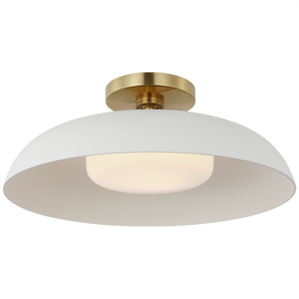 Cyrus 16'' Flush Mount (279|AL 4040HAB/WHT-WG)