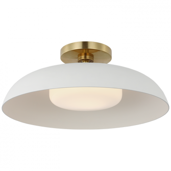 Cyrus 16'' Flush Mount (279|AL 4040HAB/WHT-WG)