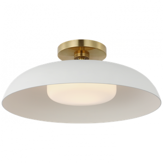Cyrus 16'' Flush Mount (279|AL 4040HAB/WHT-WG)