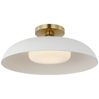 Cyrus 16'' Flush Mount (279|AL 4040HAB/WHT-WG)