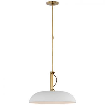 Cyrus 19'' Pendant (279|AL 5040HAB/WHT-WG)
