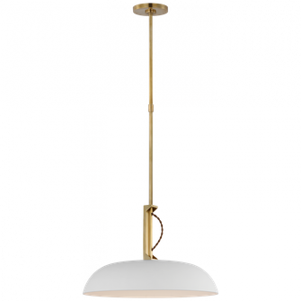 Cyrus 19'' Pendant (279|AL 5040HAB/WHT-WG)