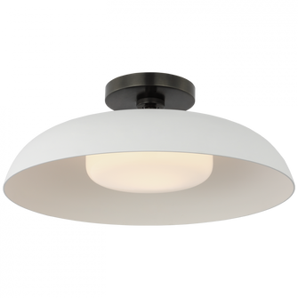 Cyrus 16'' Flush Mount (279|AL 4040BZ/WHT-WG)