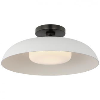 Cyrus 16'' Flush Mount (279|AL 4040BZ/WHT-WG)