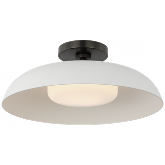 Cyrus 16'' Flush Mount (279|AL 4040BZ/WHT-WG)