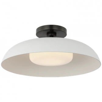 Cyrus 16'' Flush Mount (279|AL 4040BZ/WHT-WG)