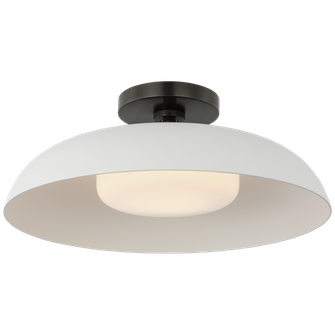 Cyrus 16'' Flush Mount (279|AL 4040BZ/WHT-WG)