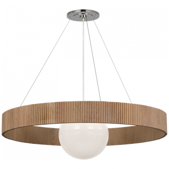 Arena 53'' Ring and Globe Chandelier (279|WS 5002PN/NO-WG)