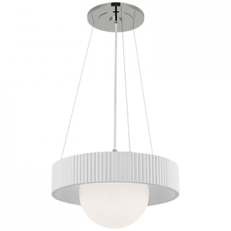 Arena 18'' Ring and Globe Chandelier (279|WS 5000PN/WHT-WG)