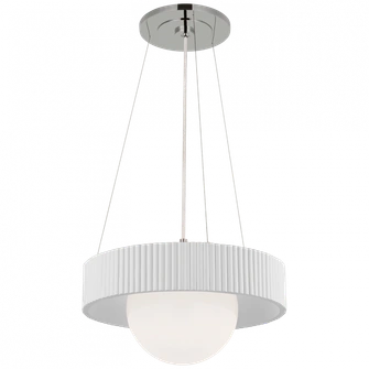 Arena 18'' Ring and Globe Chandelier (279|WS 5000PN/WHT-WG)