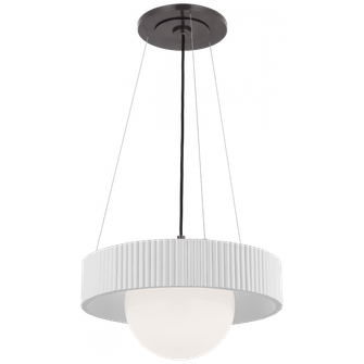 Arena 18'' Ring and Globe Chandelier (279|WS 5000BZ/WHT-WG)
