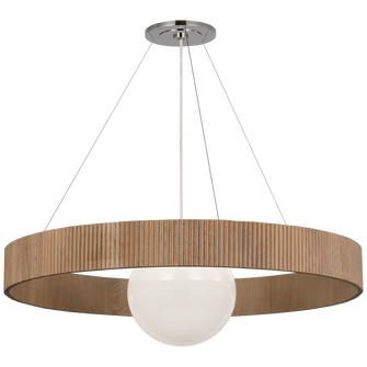 Arena 42'' Ring and Globe Chandelier (279|WS 5001PN/NO-WG)