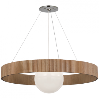Arena 42'' Ring and Globe Chandelier (279|WS 5001PN/NO-WG)