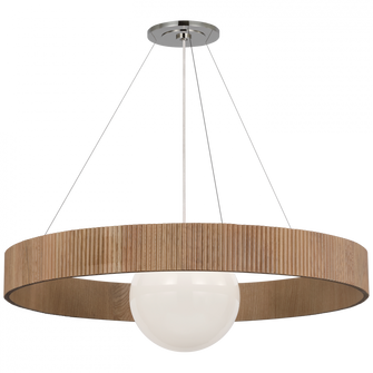 Arena 42'' Ring and Globe Chandelier (279|WS 5001PN/NO-WG)
