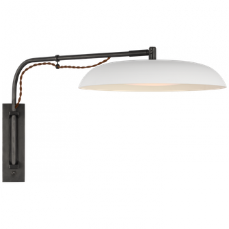 Cyrus Medium Articulating Wall Light (279|AL 2040BZ/WHT-WG)