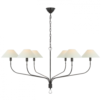 Griffin Grande Tail Chandelier (279|AL 5006BZ/CHC-L)