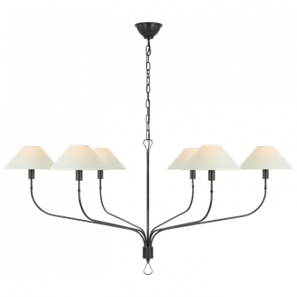 Griffin Grande Tail Chandelier (279|AL 5006BZ/CHC-L)