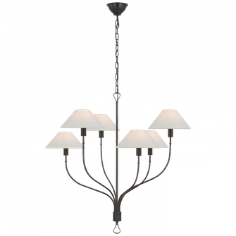 Griffin Large Staggered Tail Chandelier (279|AL 5002BZ/CHC-L)
