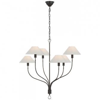 Griffin Large Staggered Tail Chandelier (279|AL 5002BZ/CHC-L)