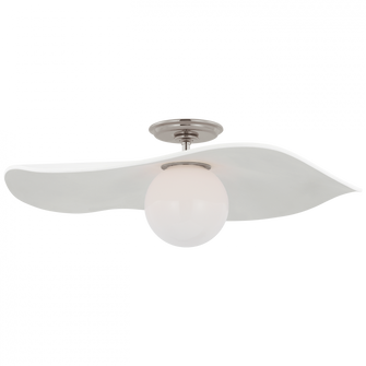 Mahalo 22'' Semi-Flush Mount (279|WS 4040PN-WHT)