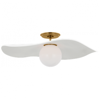 Mahalo 22'' Semi-Flush Mount (279|WS 4040HAB-WHT)