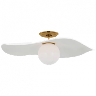 Mahalo 22'' Semi-Flush Mount (279|WS 4040HAB-WHT)