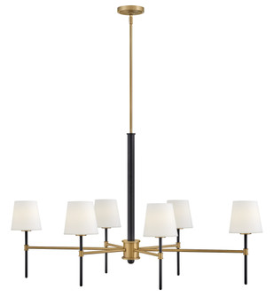 Medium Six Light Linear (87|46955BK-LCB)
